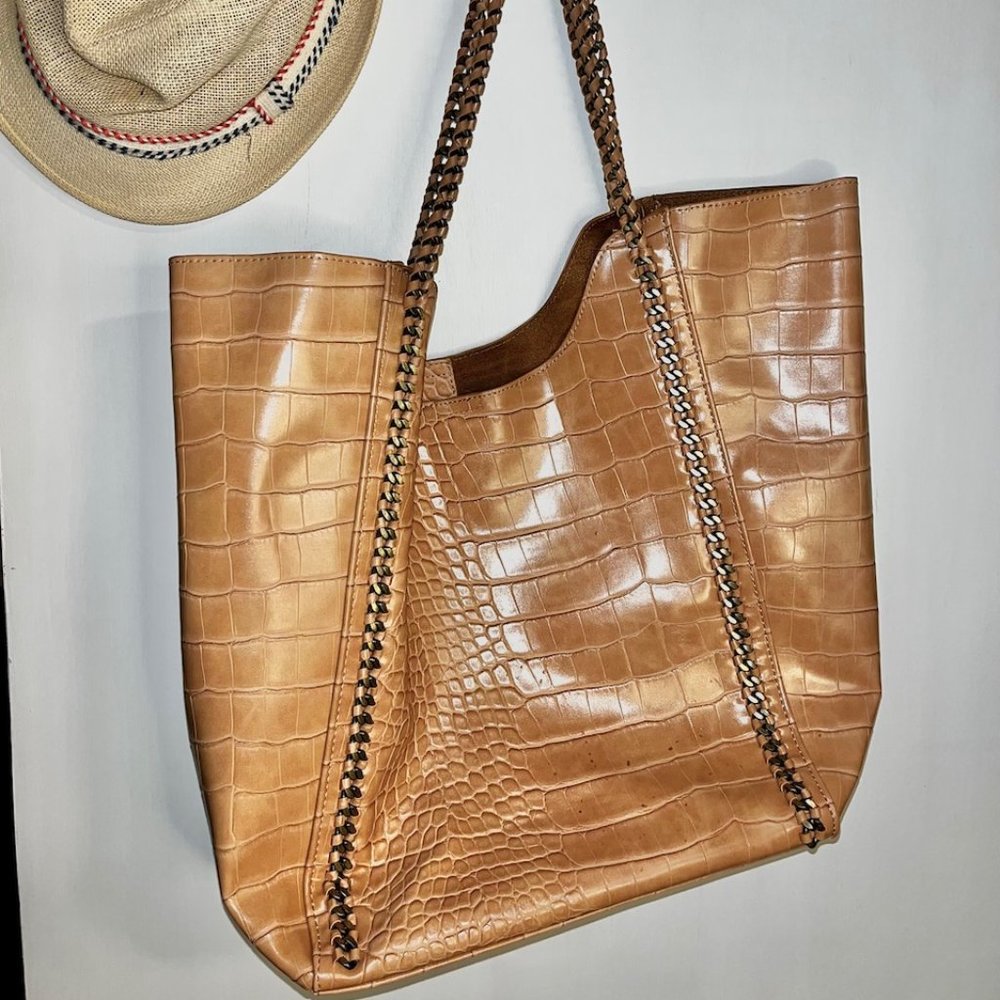 Anthropologie  leather handbag